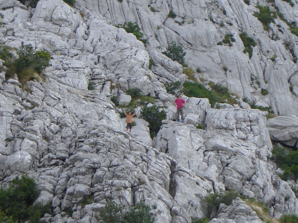 Felszín, a szemközti púpról